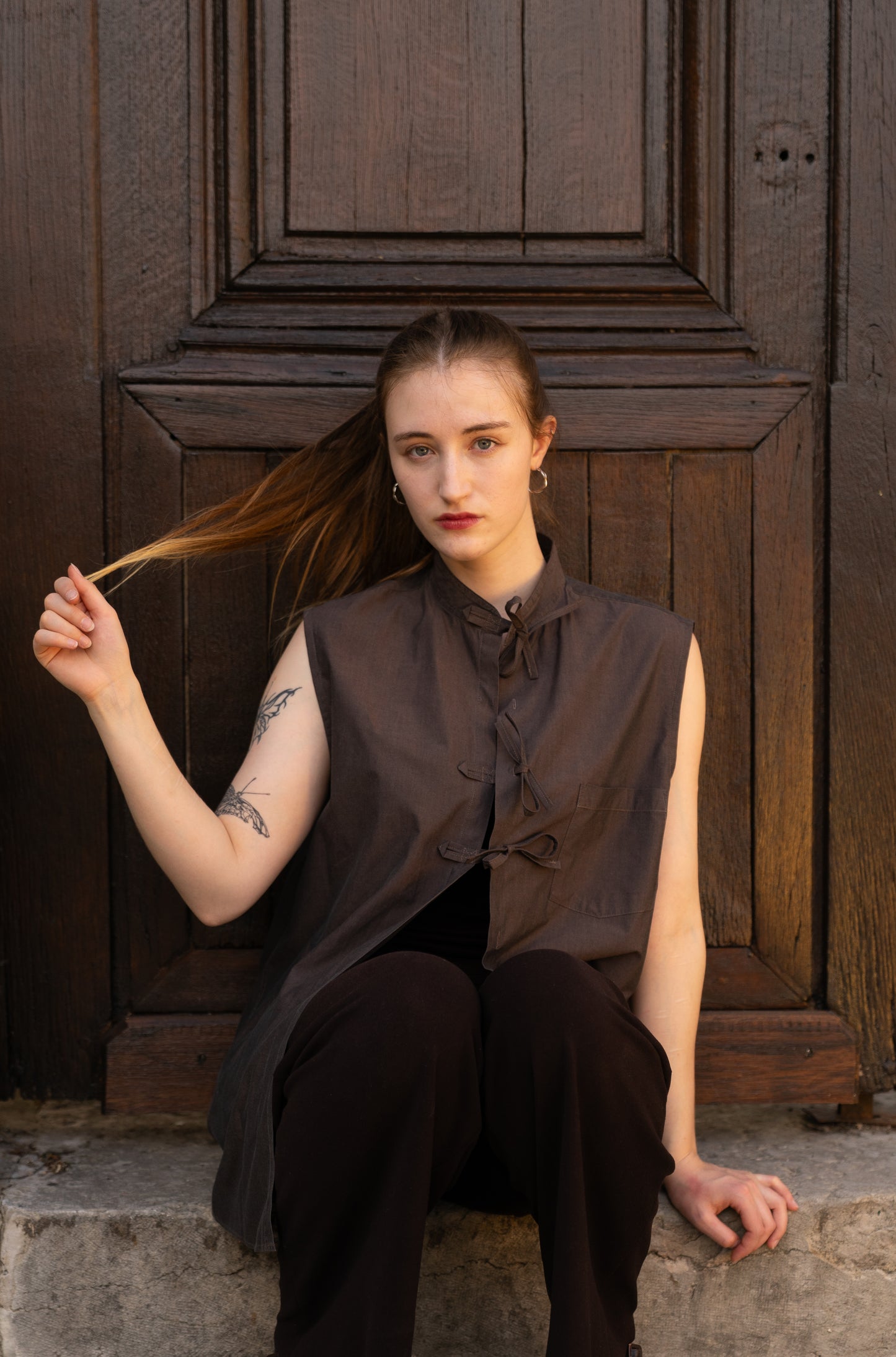 La chemise June en marron