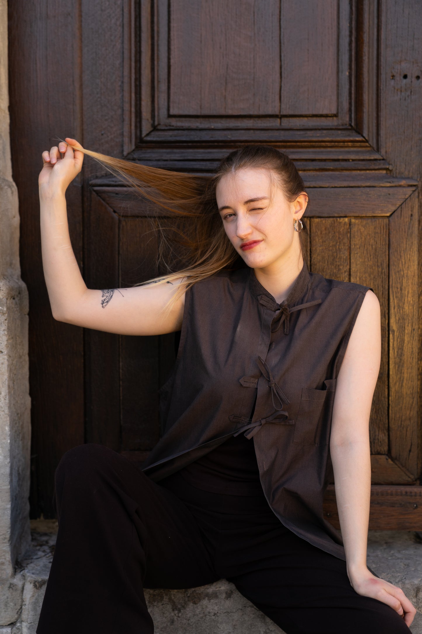 La chemise June en marron