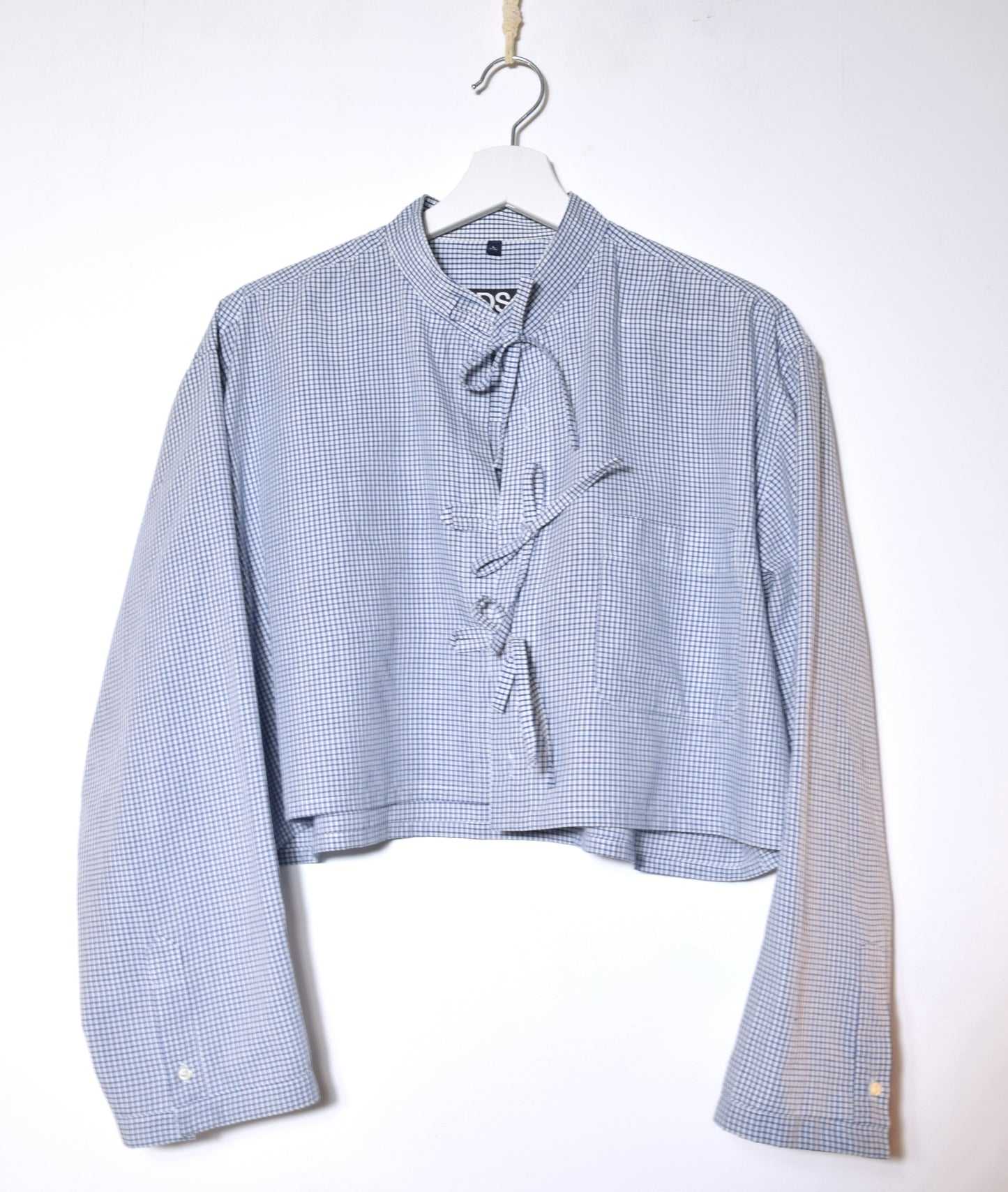 La chemise June vichy bleu et blanc