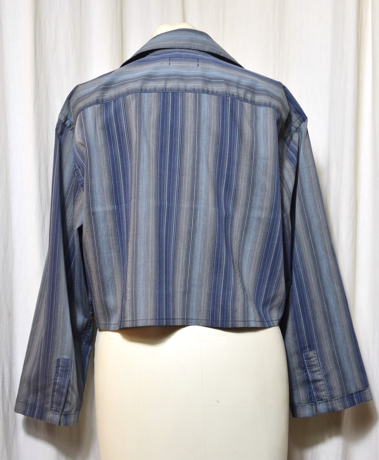 La chemise May bleue à rayures