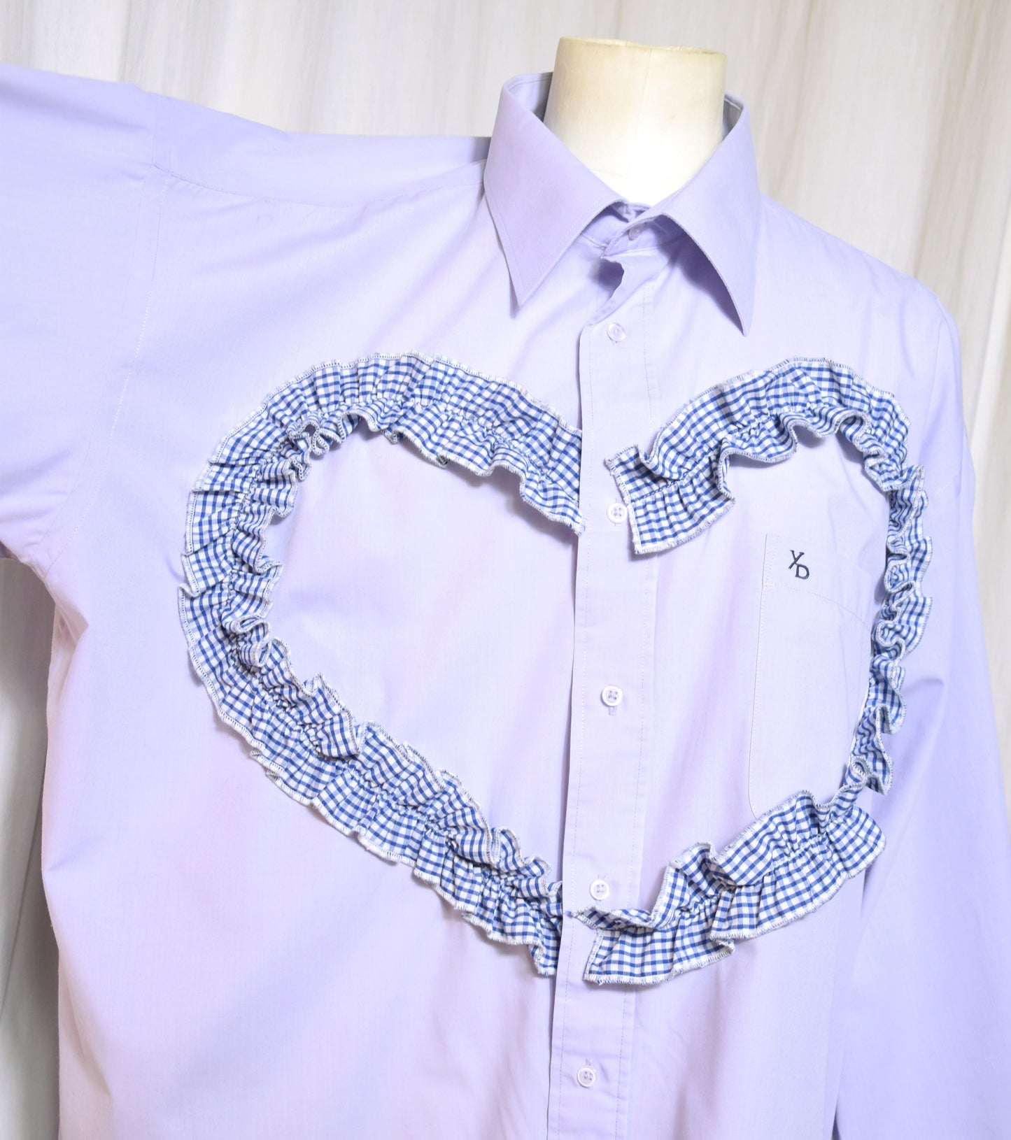 La chemise Habi en lilas