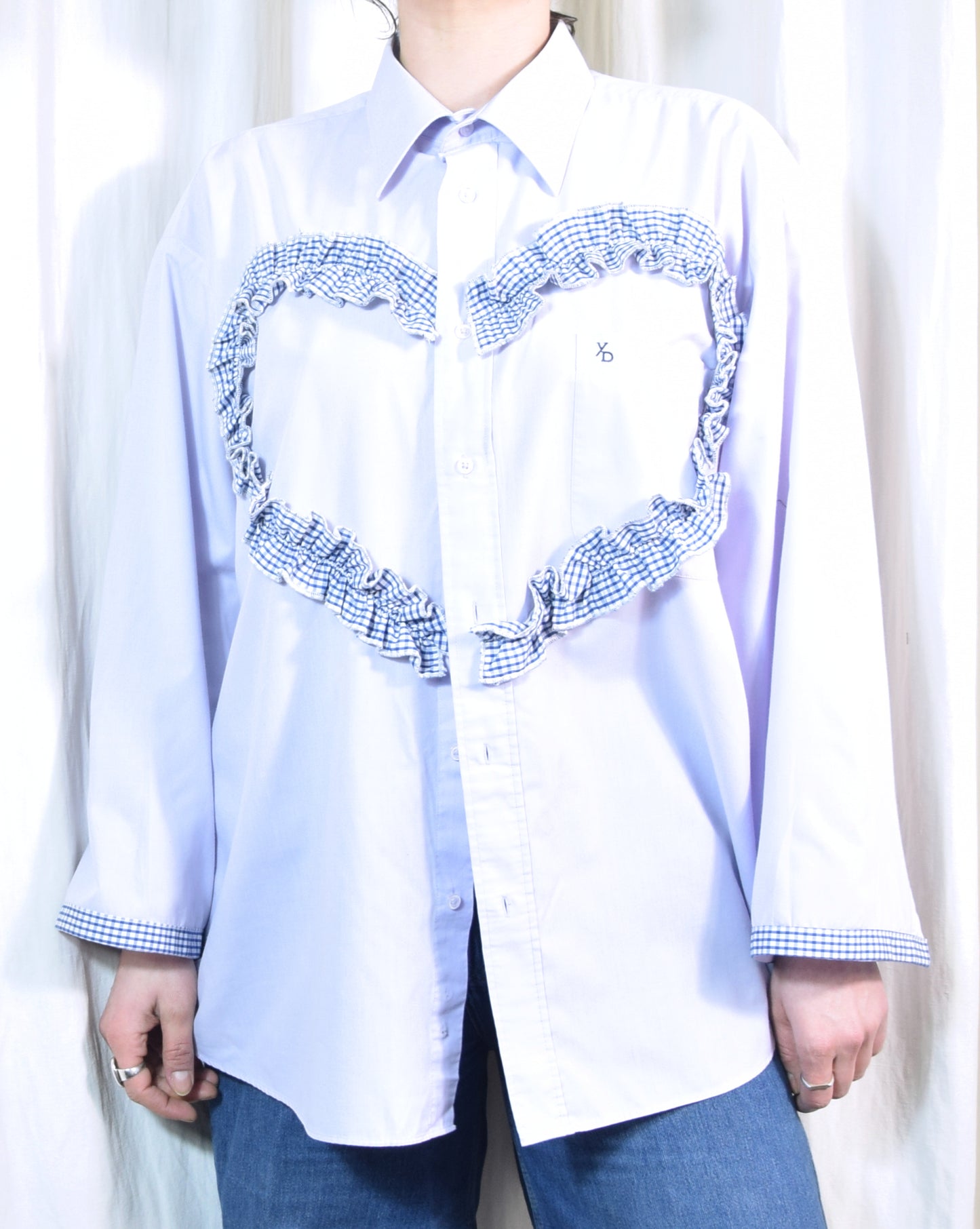 La chemise Habi en lilas