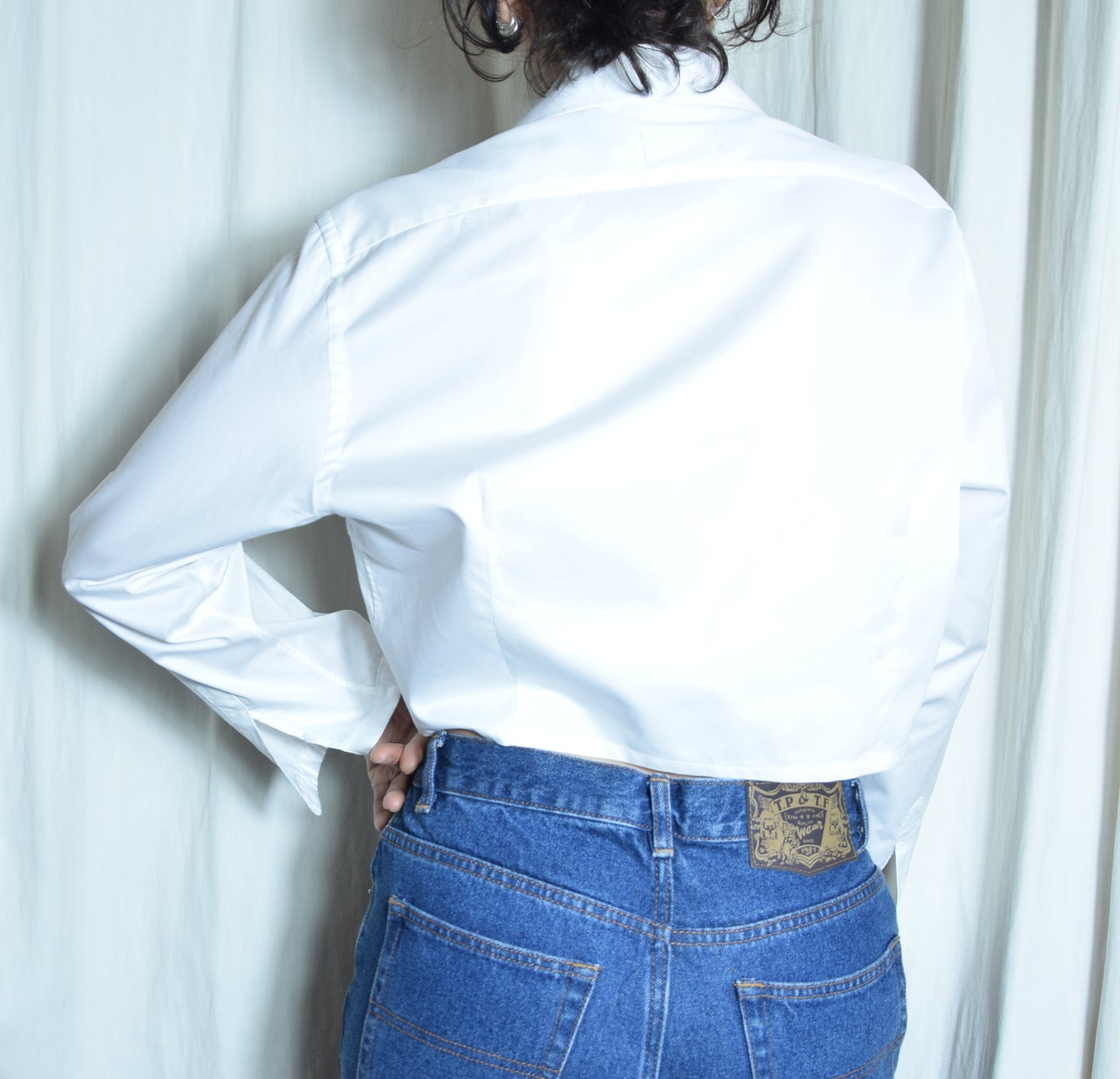 The white checkered May shirt