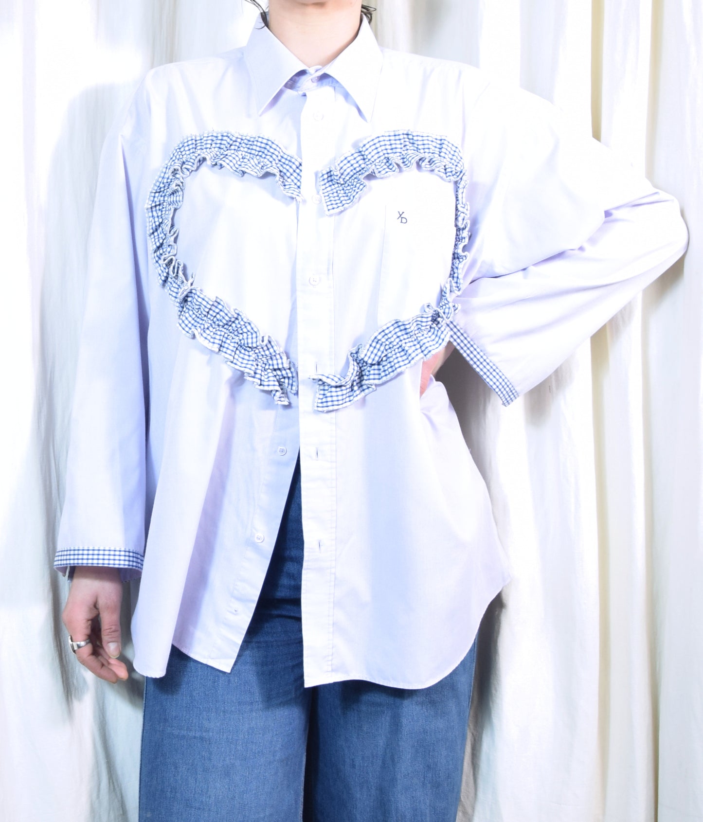 La chemise Habi en lilas