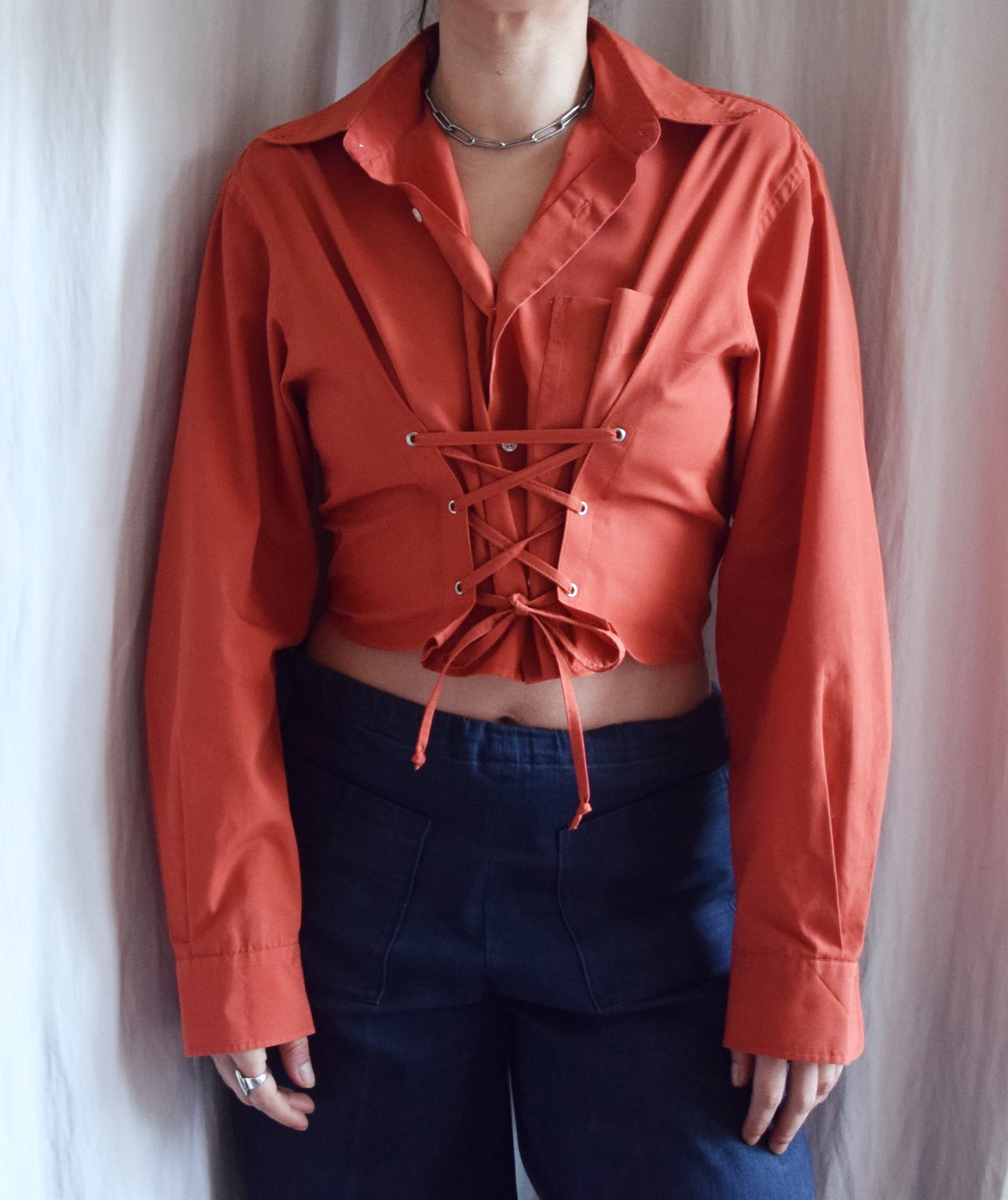 La chemise Joe orange