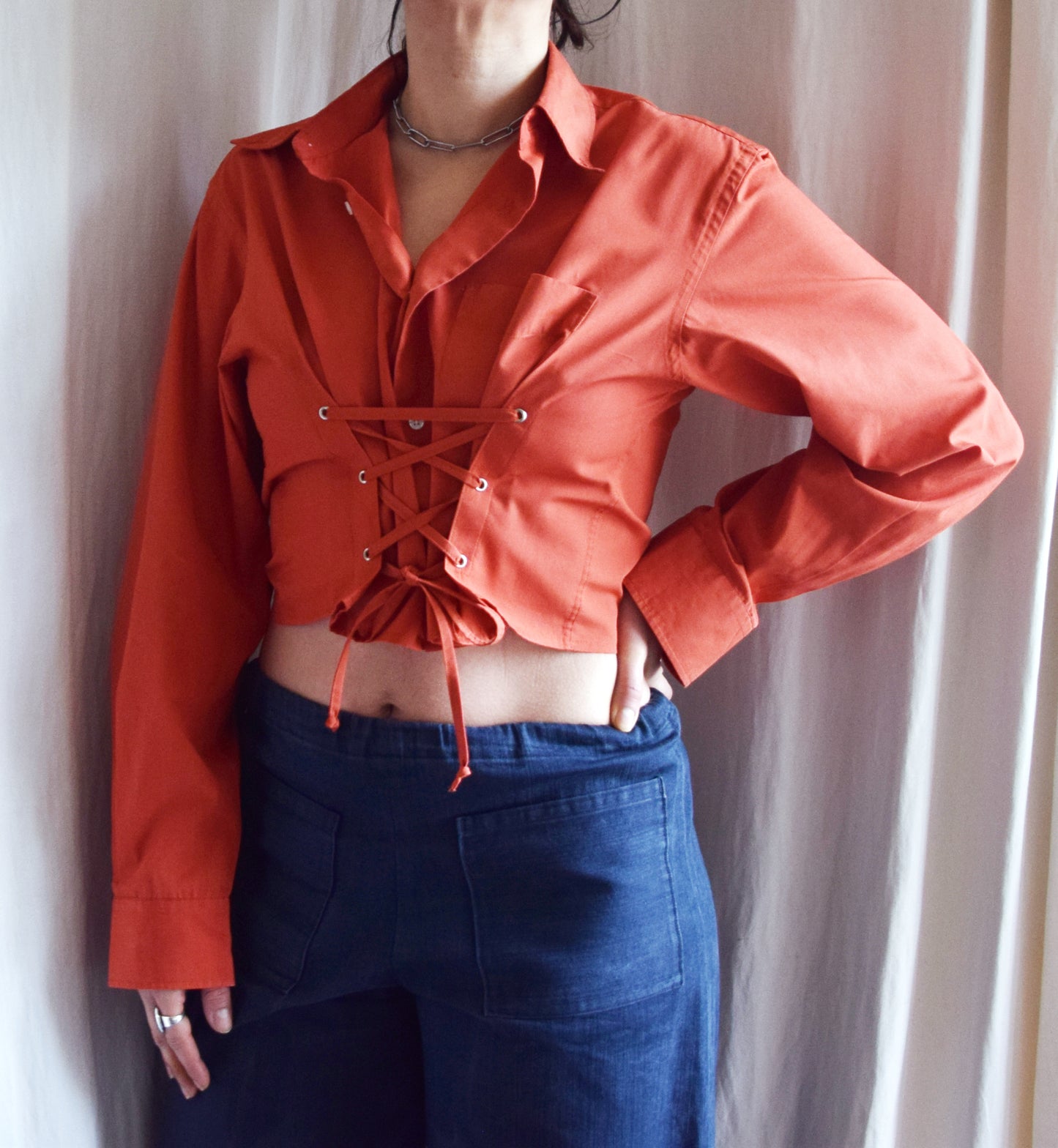 La chemise Joe orange