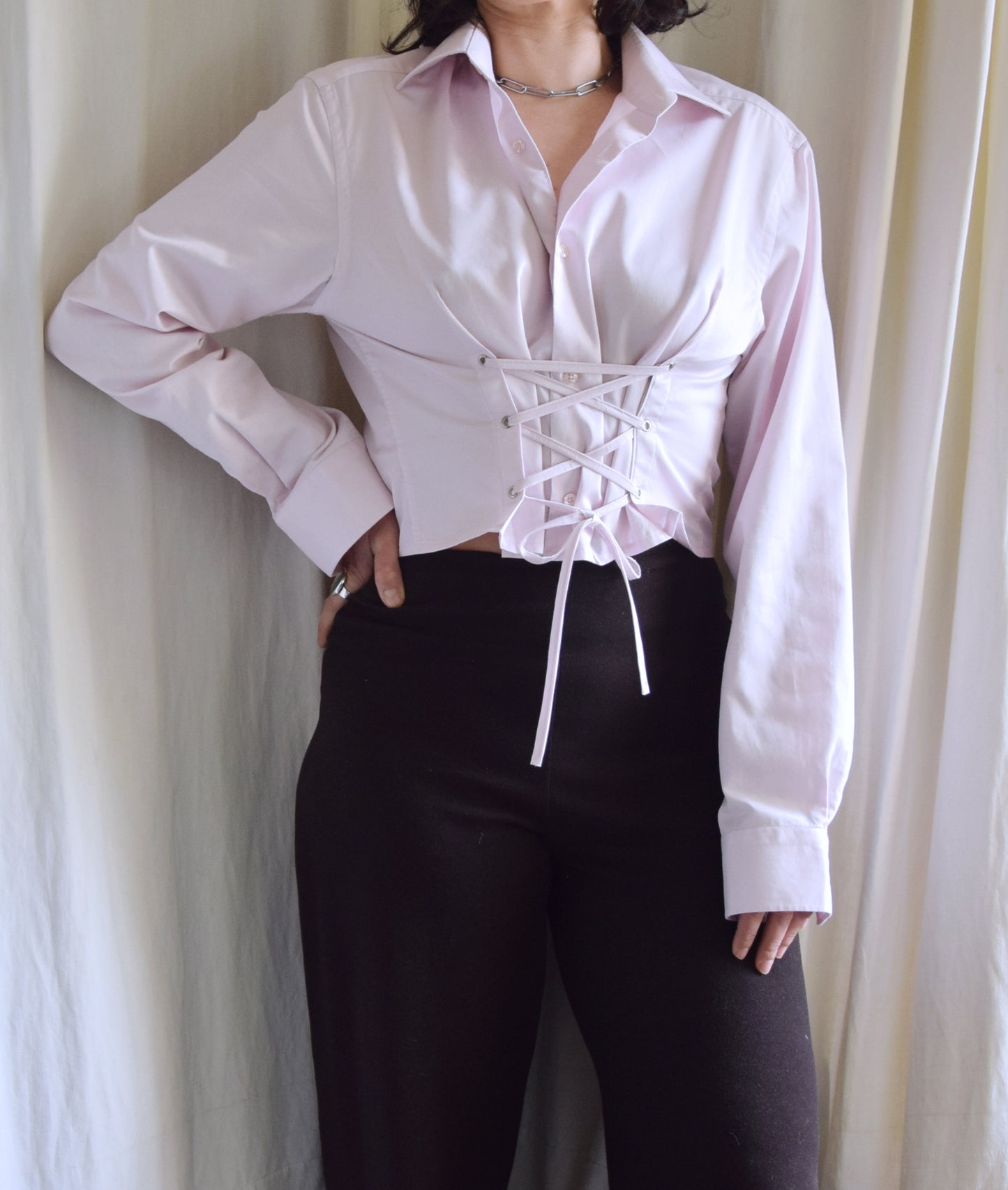 La chemise Joe rose pâle