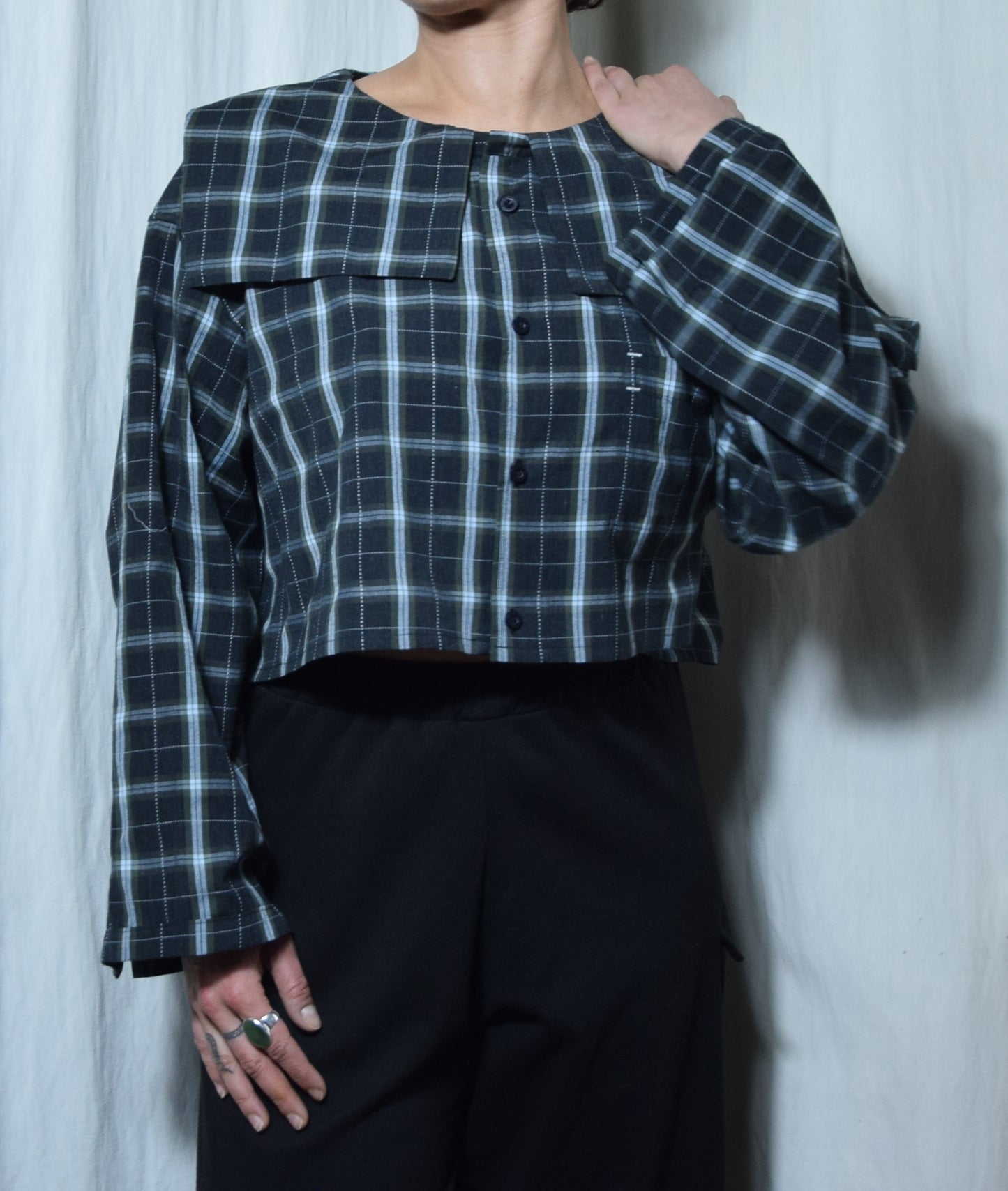 La chemise Dani rouge noire à carreaux