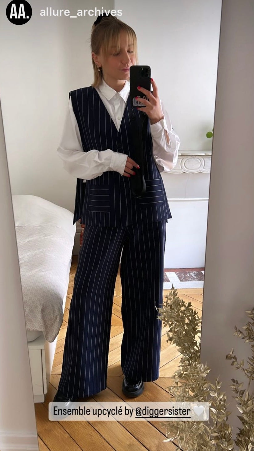 Le pantalon Ertha à rayures