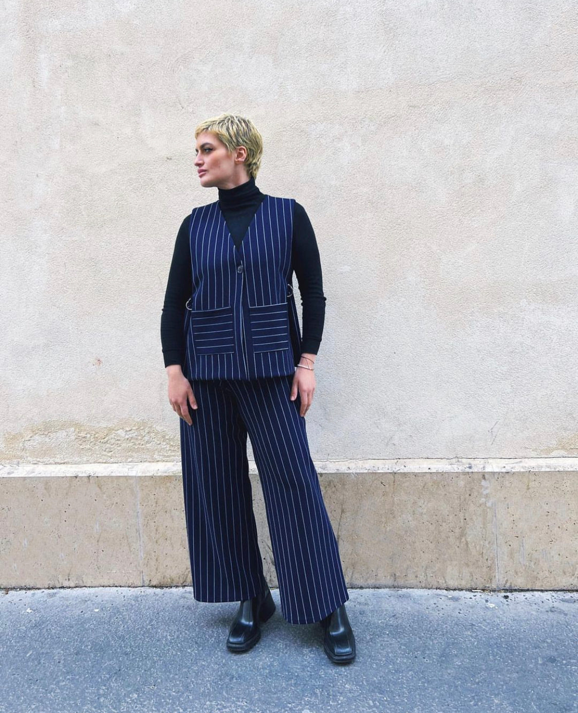Le pantalon Ertha à rayures
