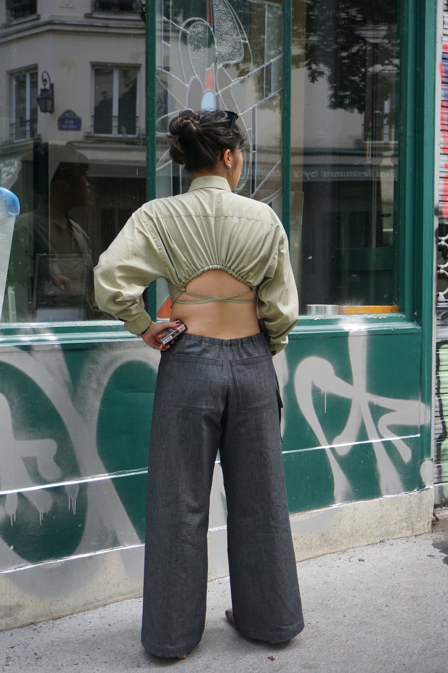 La chemise Ajar vert olive
