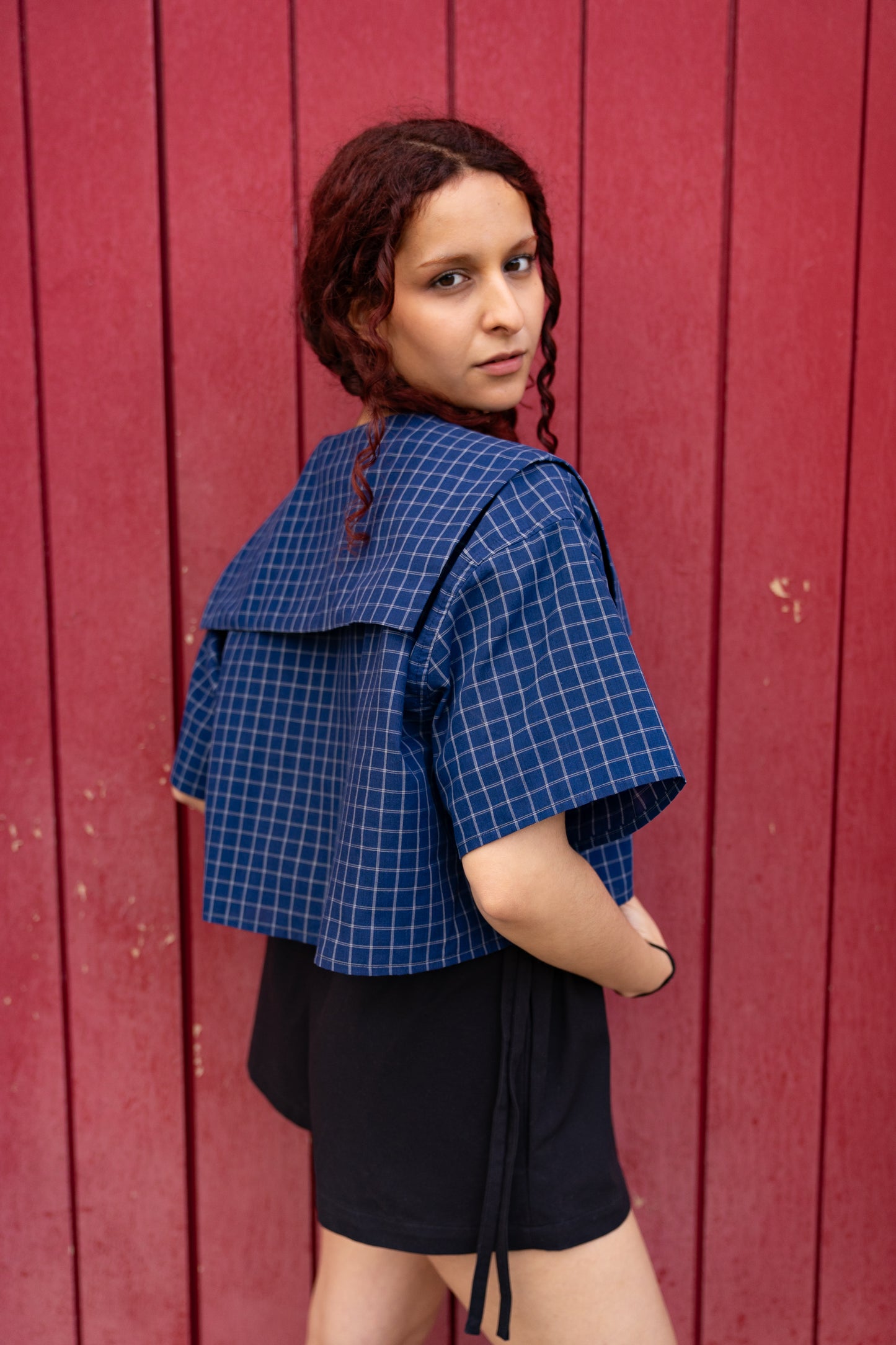 Le mini short Lou noir en coton bio