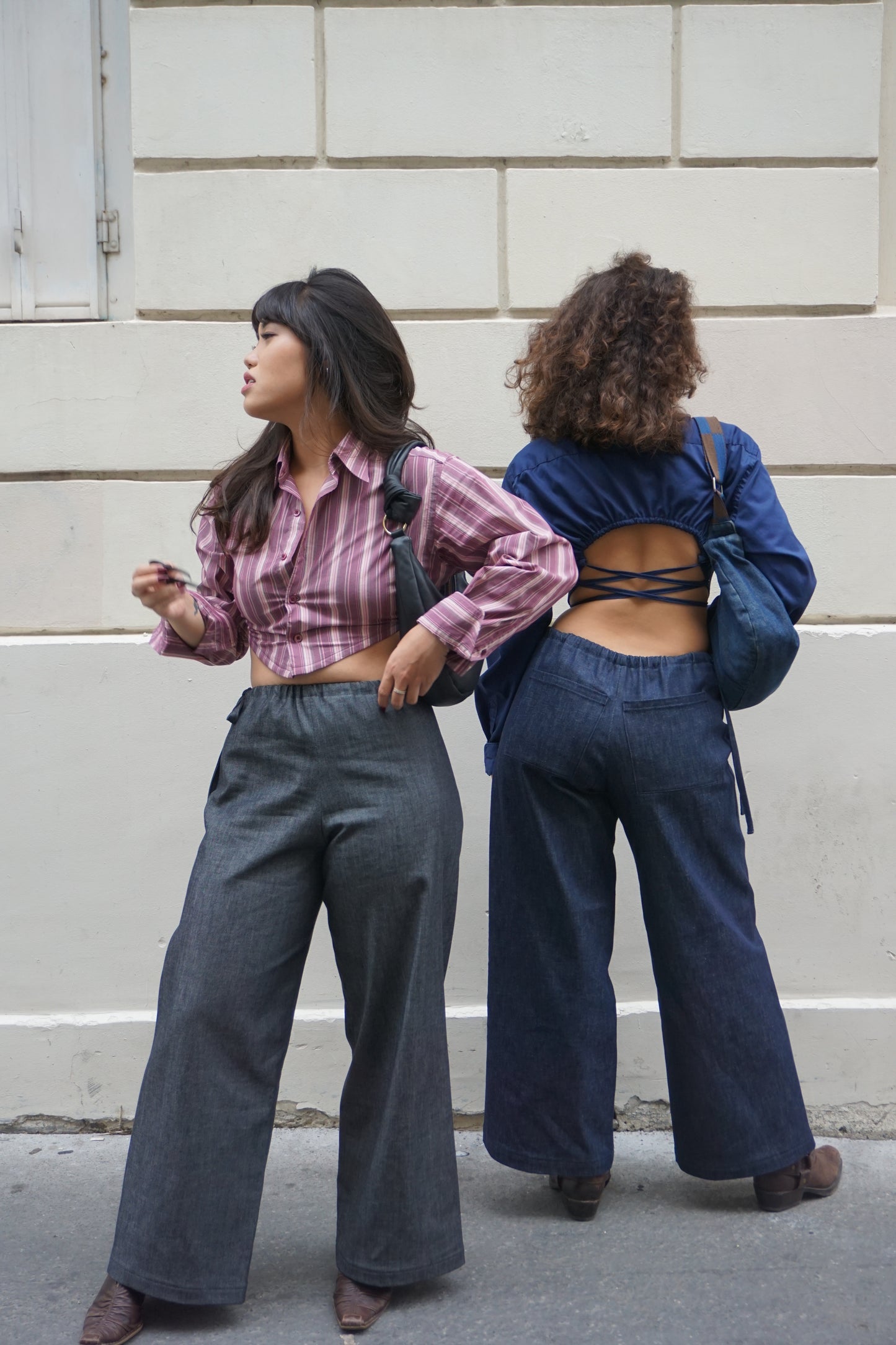 La chemise Ajar bleue marine