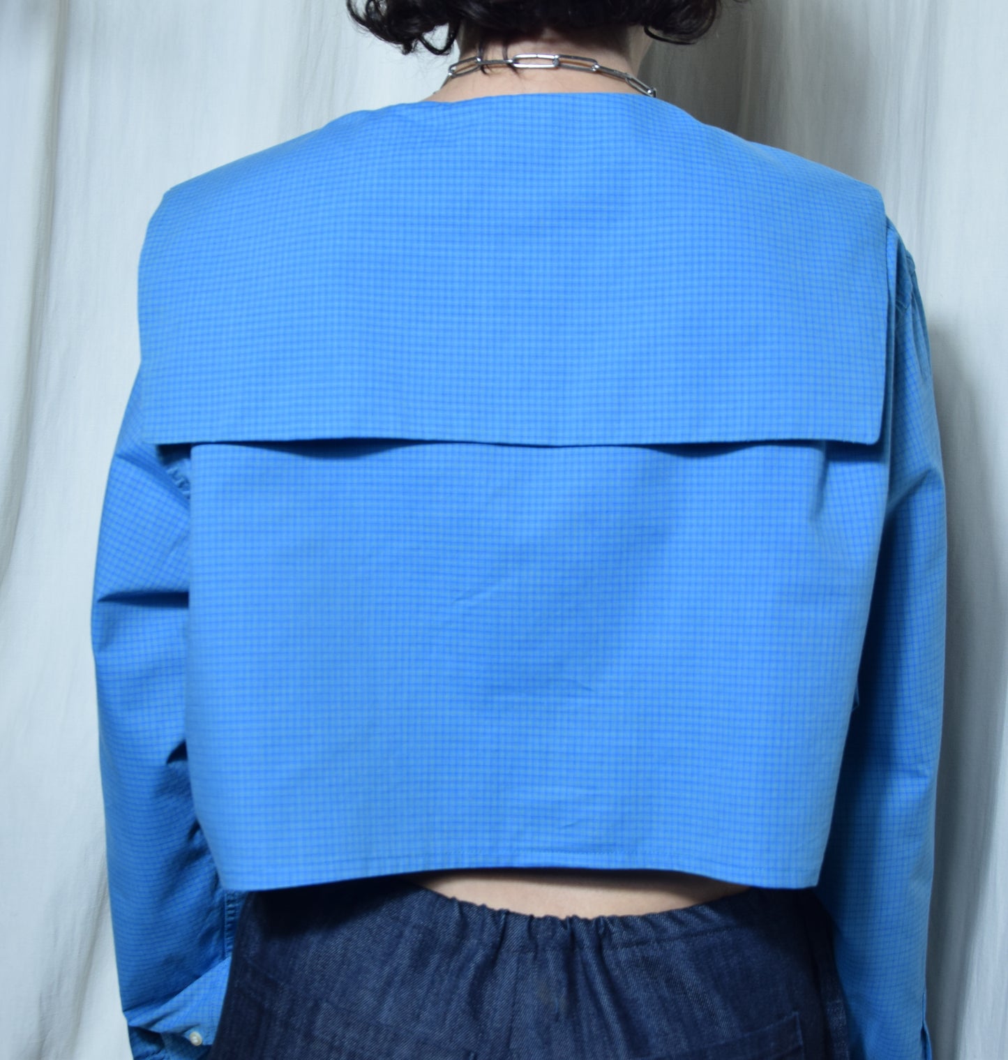 La chemise Dani bleue à carreaux