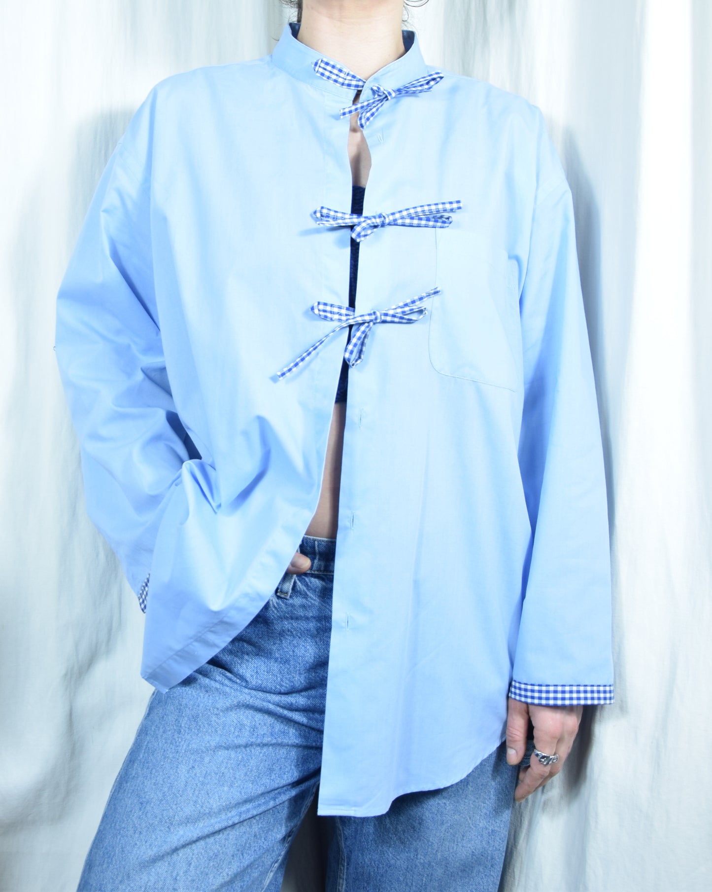 The sky blue June shirt