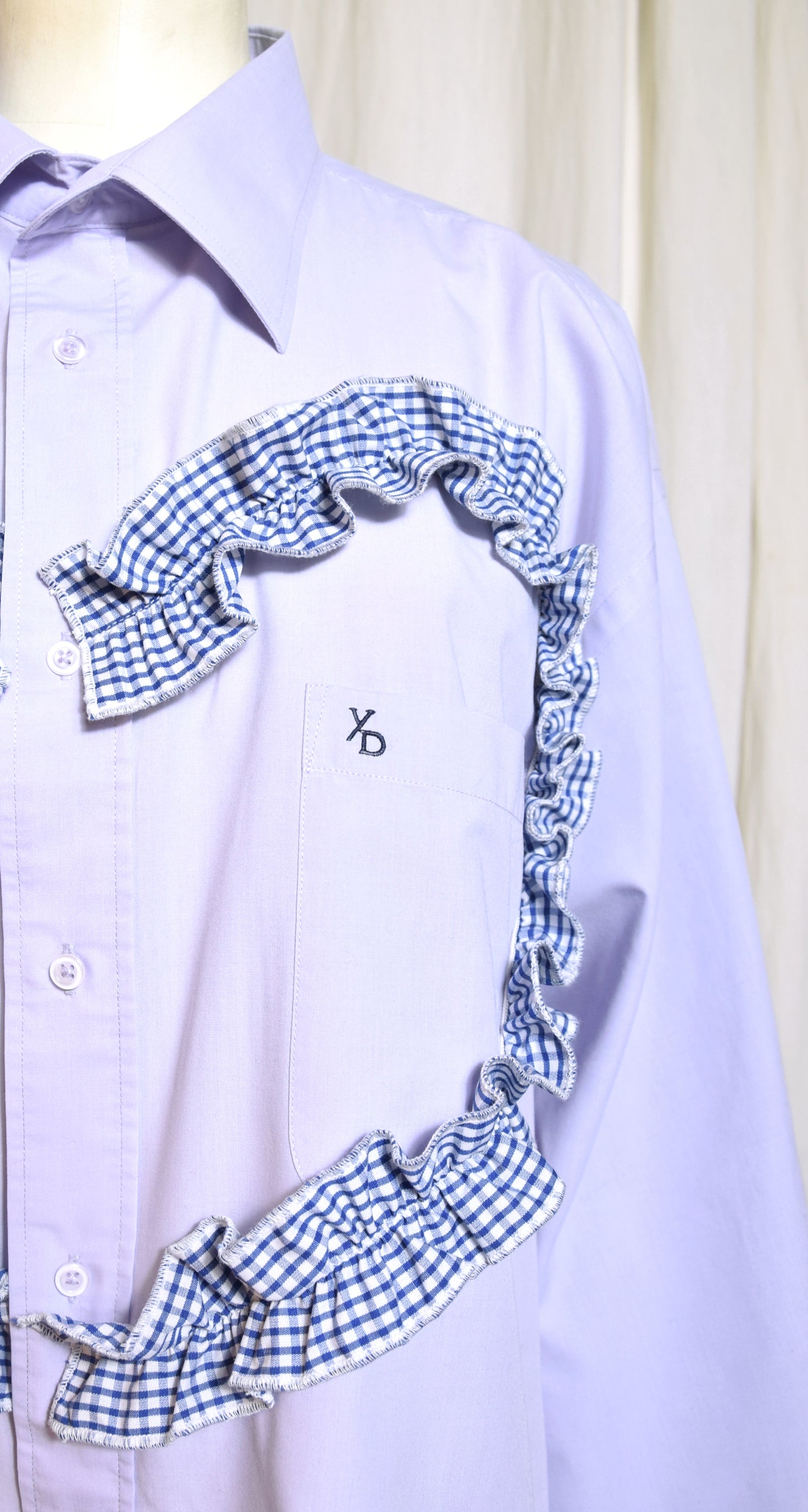 La chemise Habi en lilas