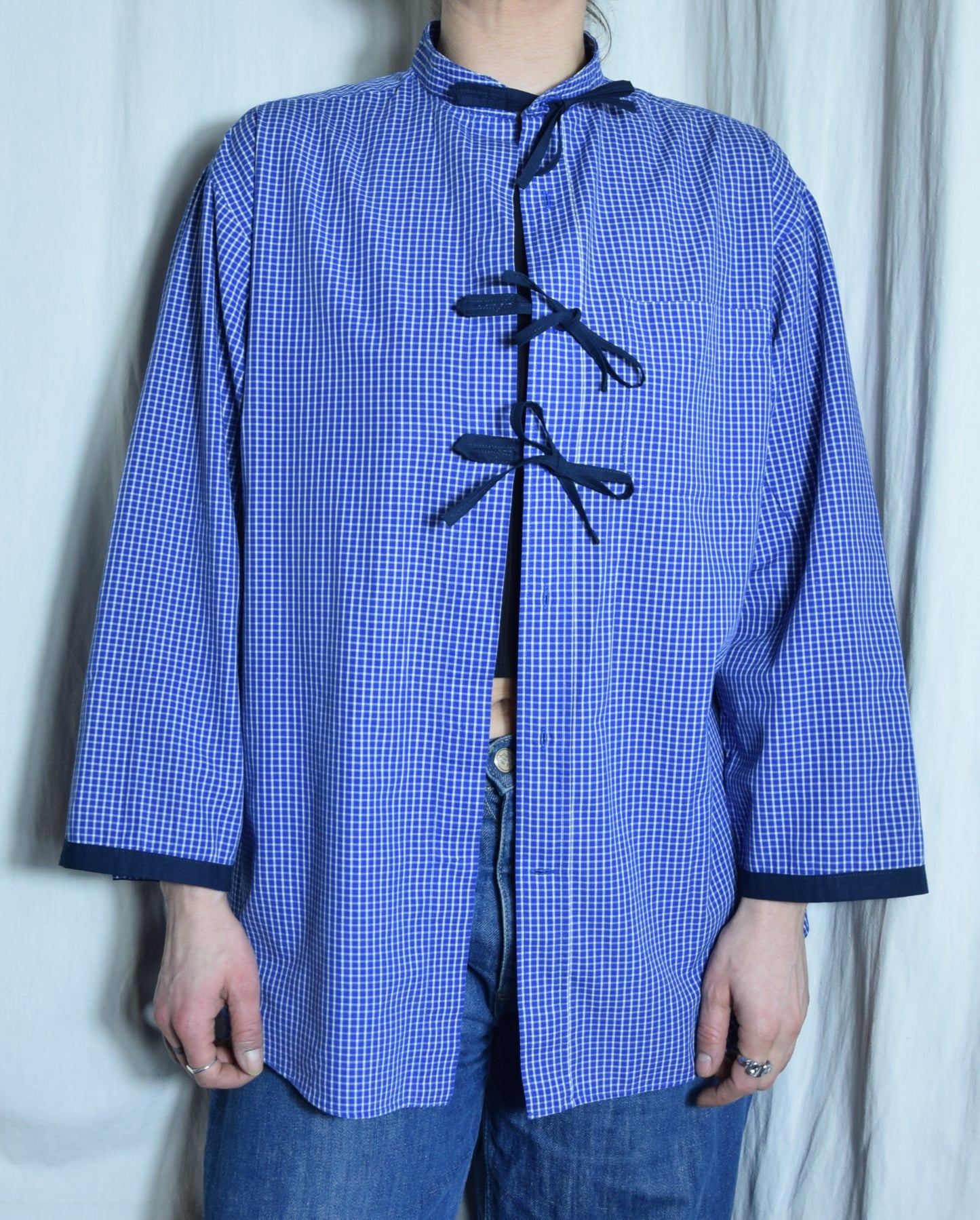 The blue checked June shirt