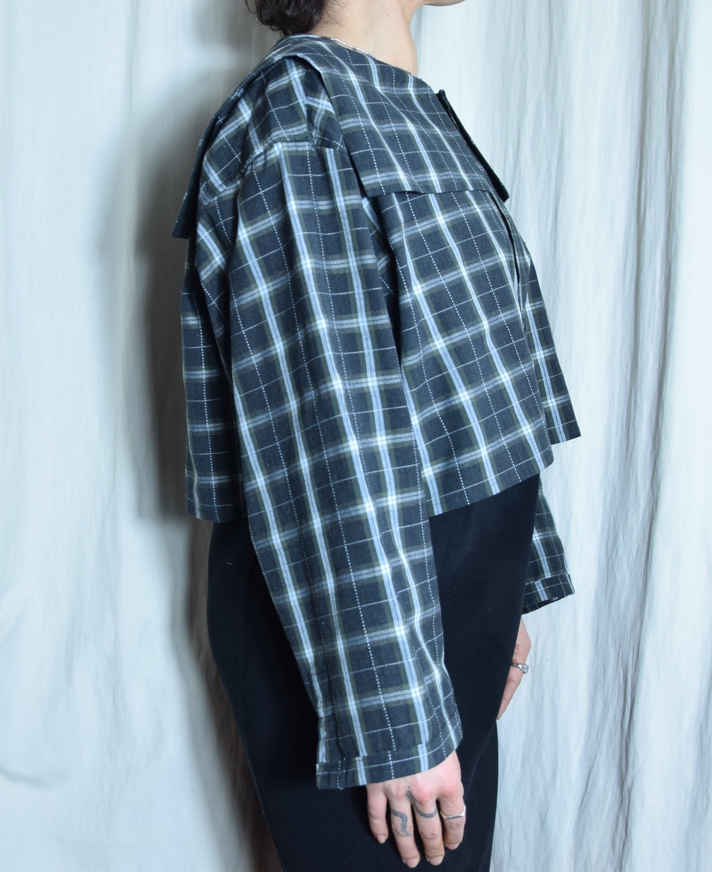 La chemise Dani noire à carreaux