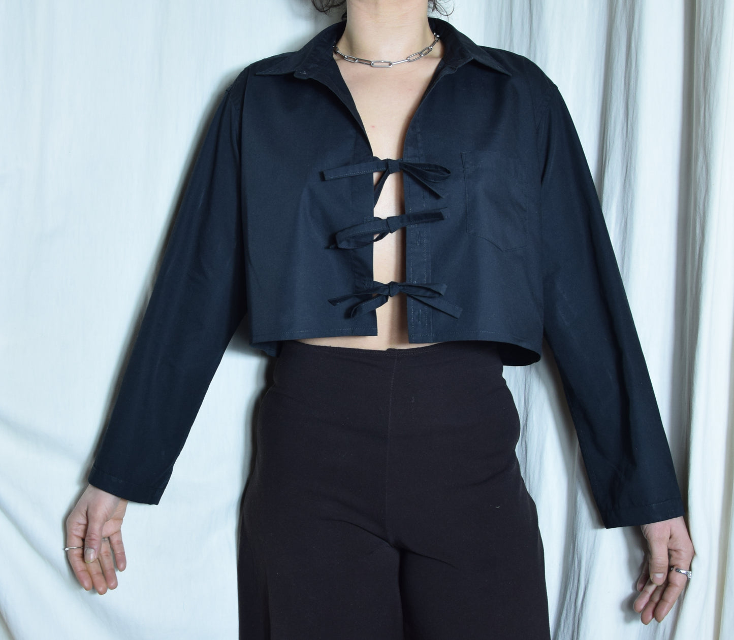 The white checkered May shirt