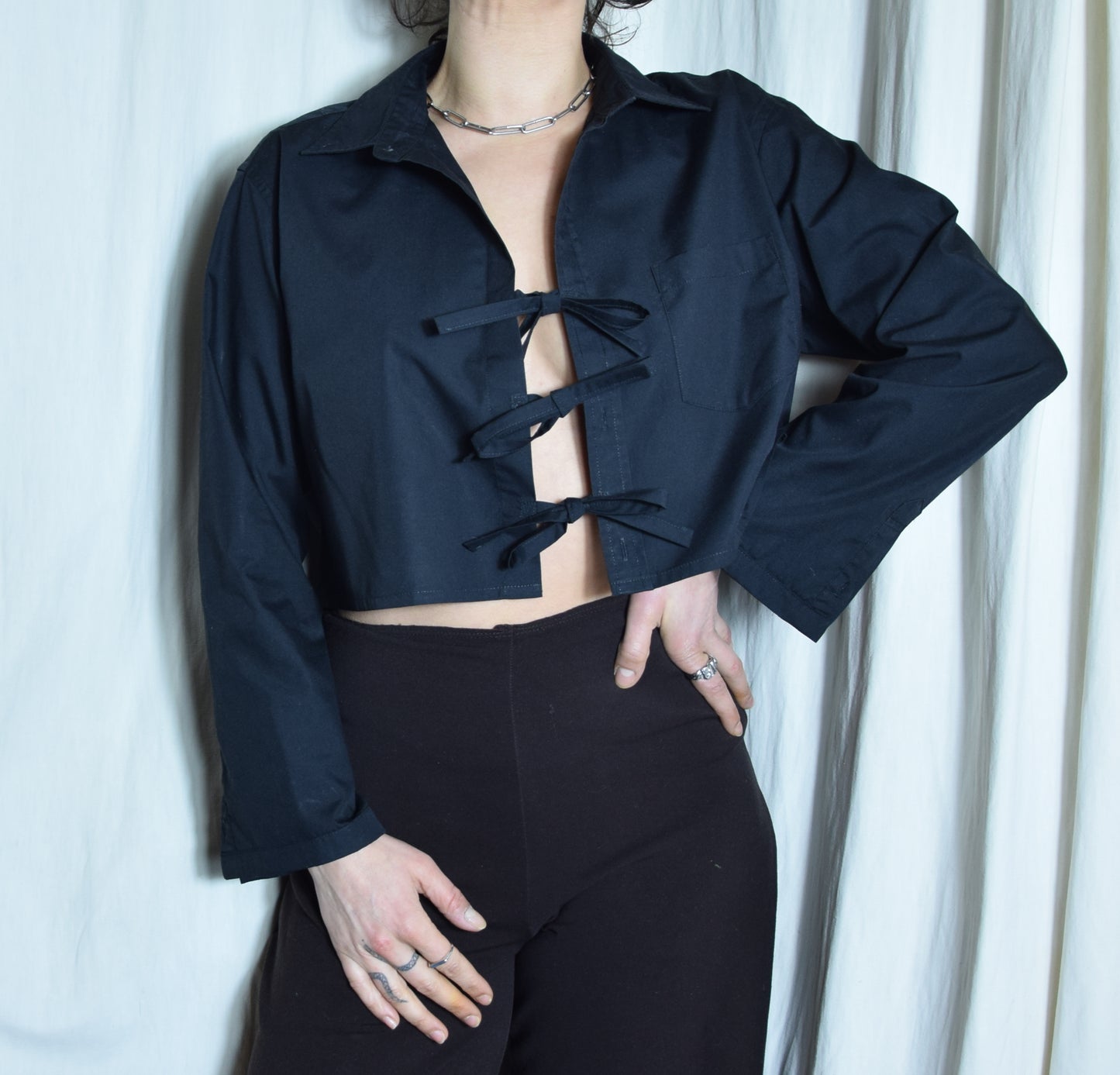 The white checkered May shirt