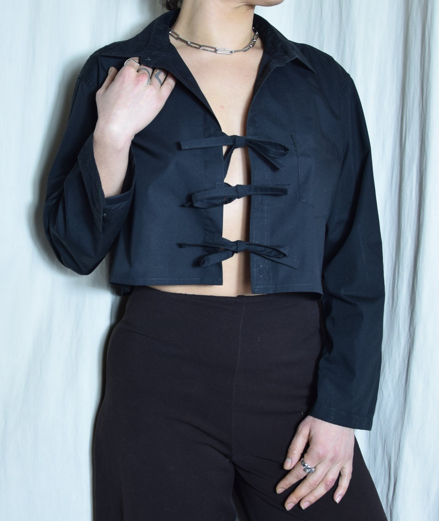 The white checkered May shirt