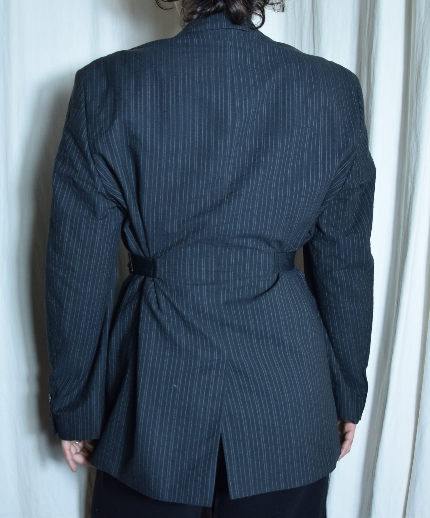 La veste Rim noire à rayures