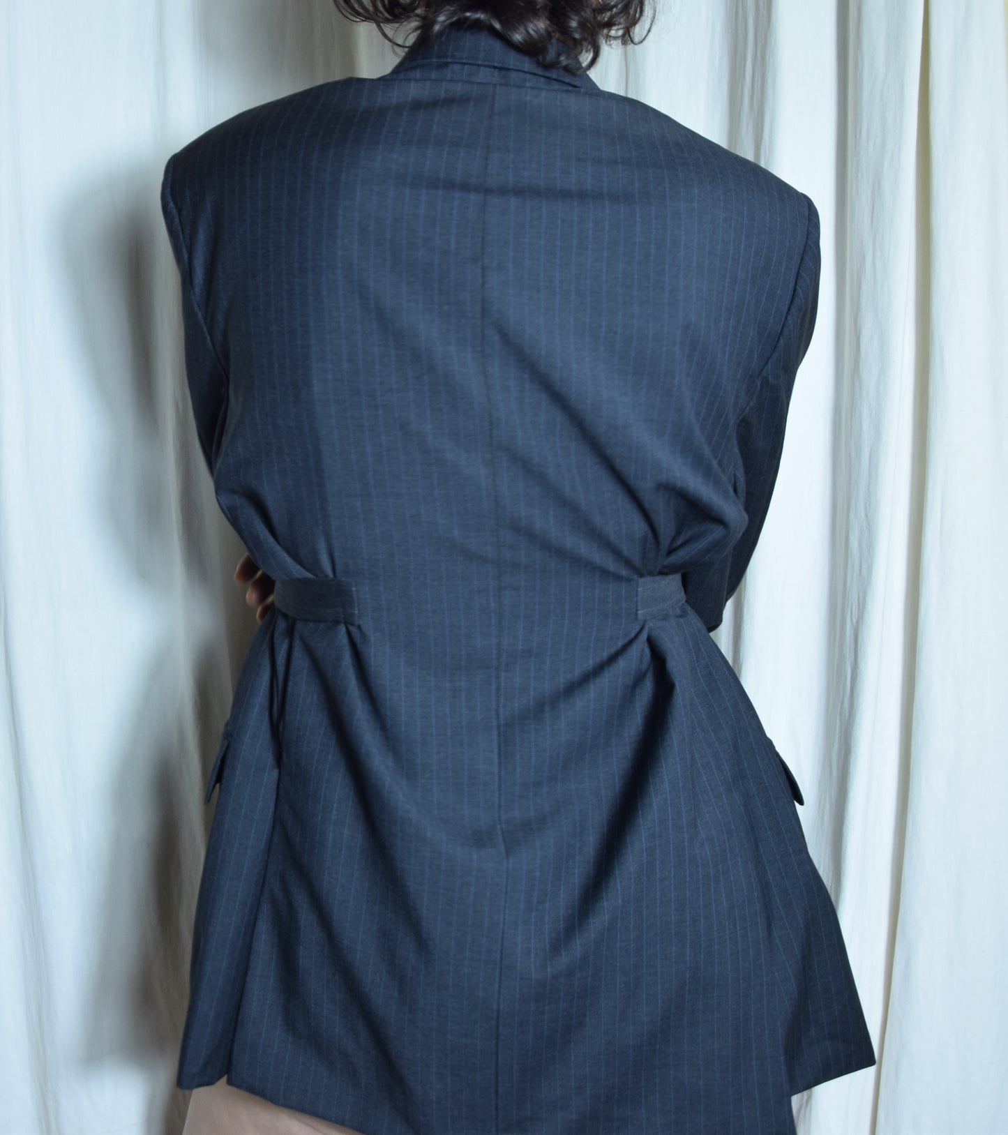 La veste Rim grise à rayures