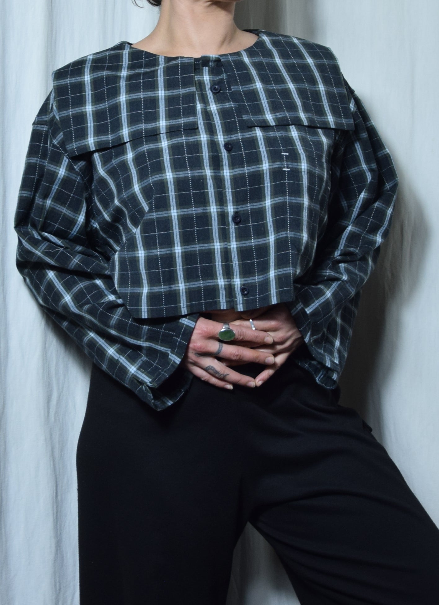 La chemise Dani rouge noire à carreaux