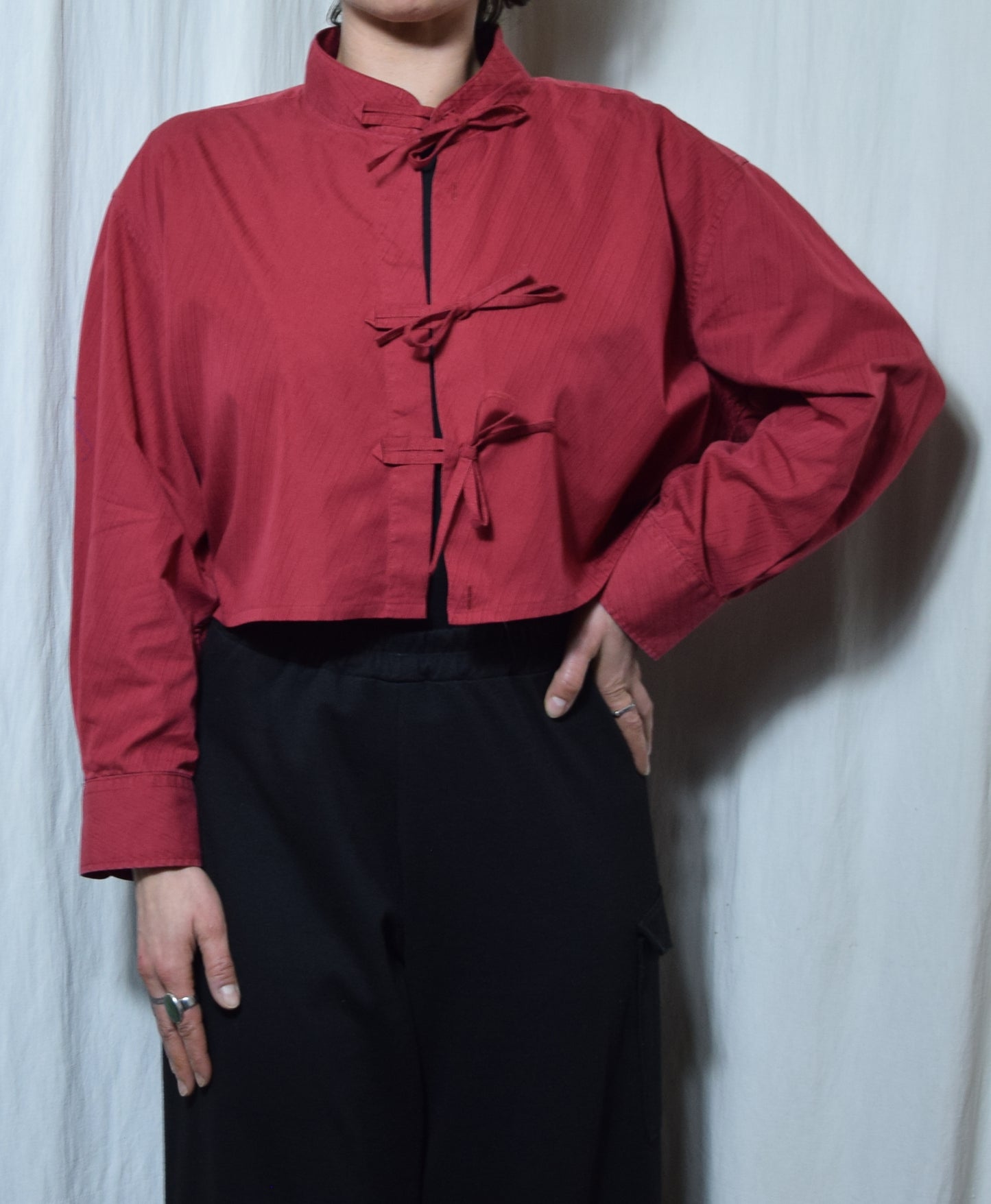 La chemise June rouge