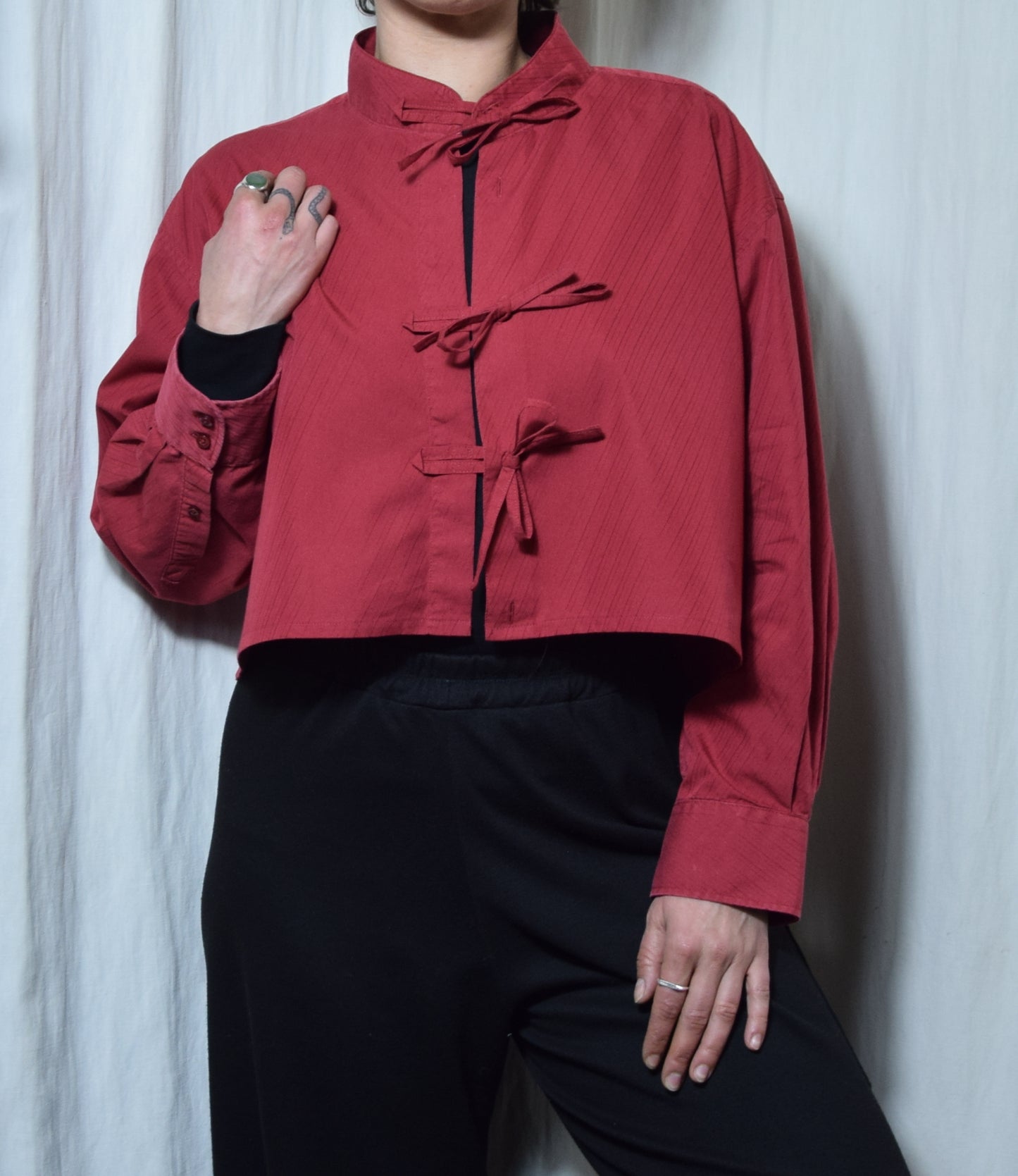 La chemise June rouge